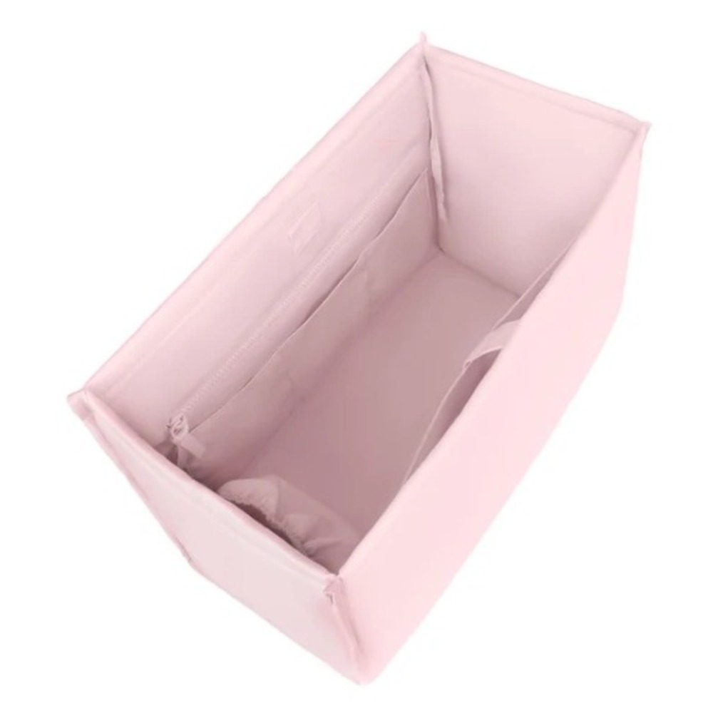 Pink Tote Bag Organizer Insert Water Resistant Multi Pocket Travel Liner Large - Picture 3 of 3